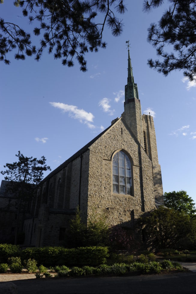 Gunnison Chapel on the St. Lawrence University Campus, 2013.