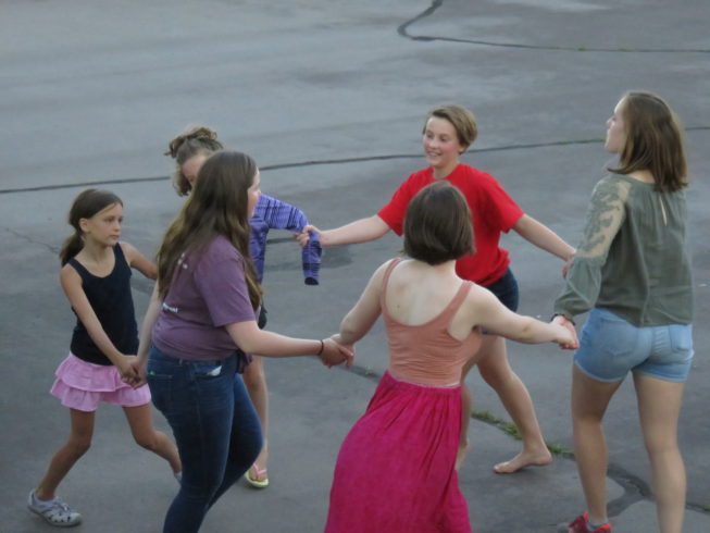 'Family Dances' at the Schroon Lake Square Dance, 2012.