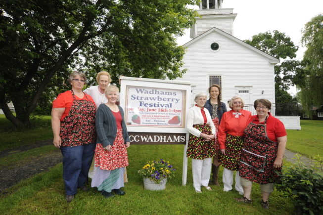 The ladies of Wadham-Mills have been hosting the Strawberry festival since 1893. It is a long standing tradition, 2013.