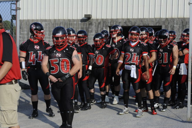 The Watertown Red and Black play as a family, 2012.
