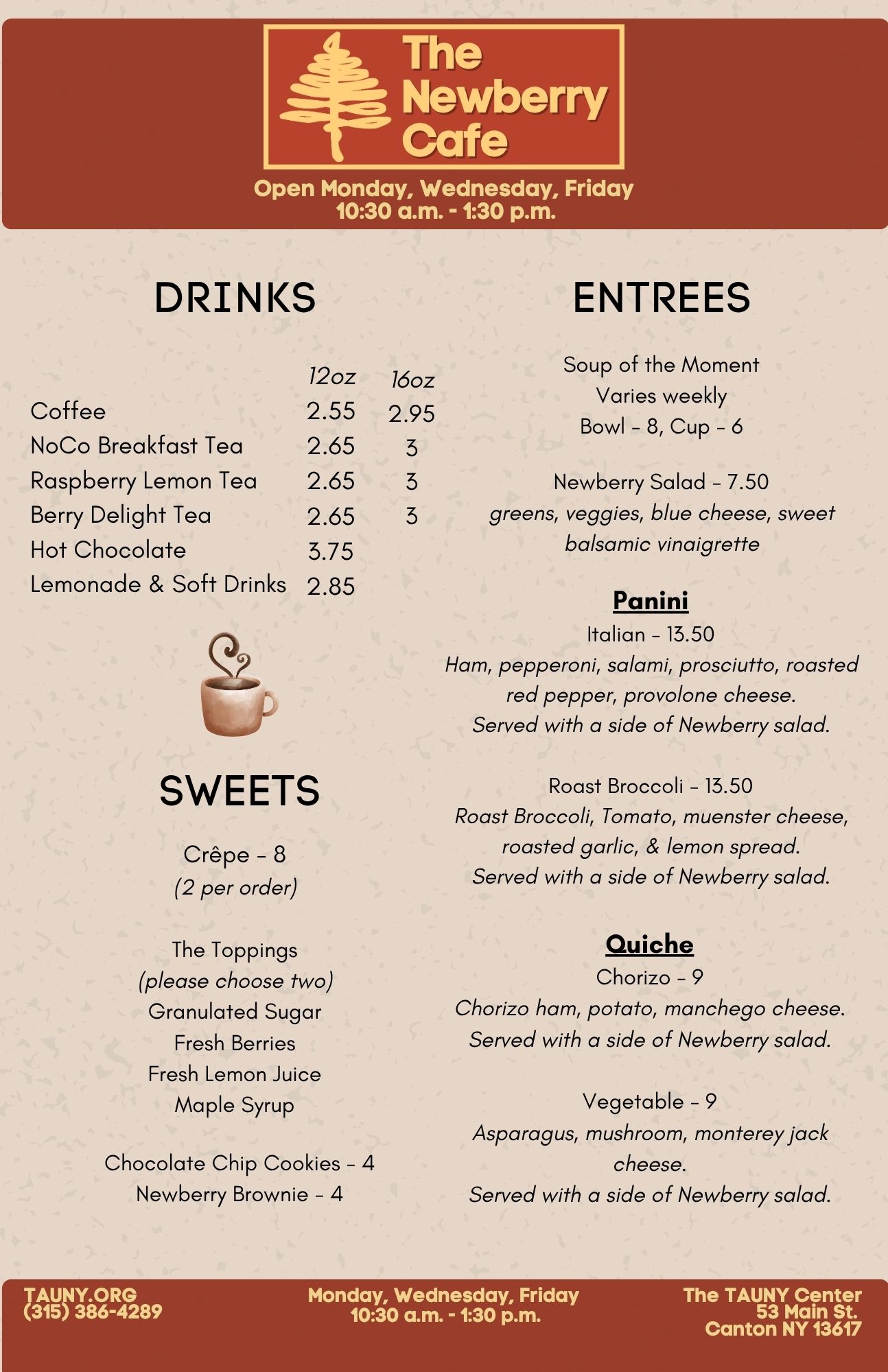 6-16-25 Menu - Cafe