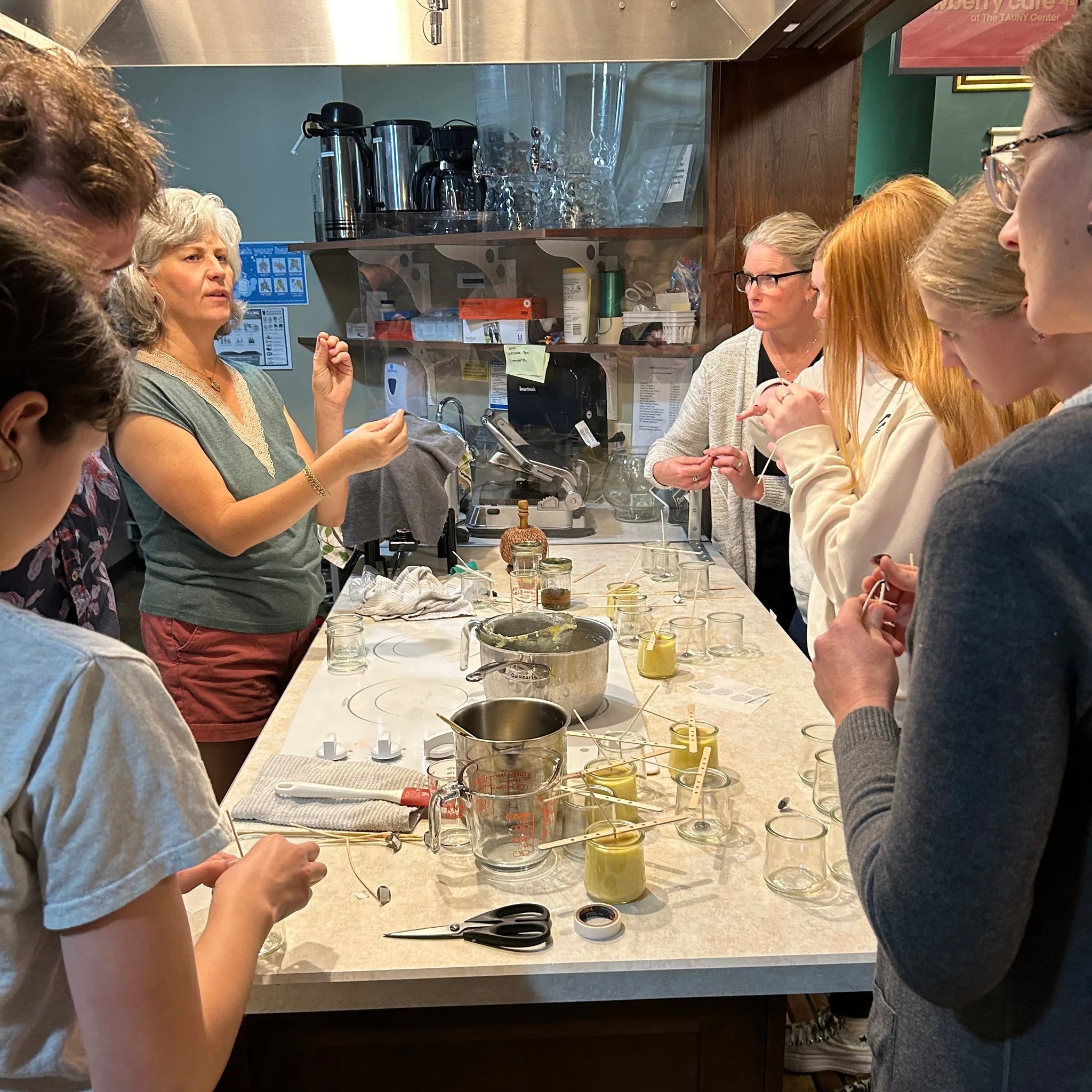 Candle making workshop